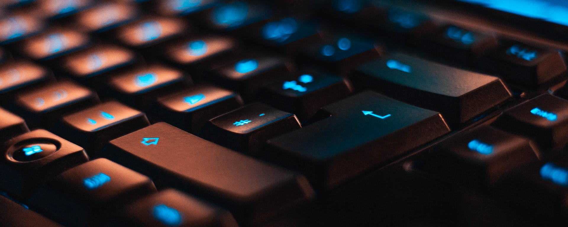 A close-up photograph of a keyboard.
